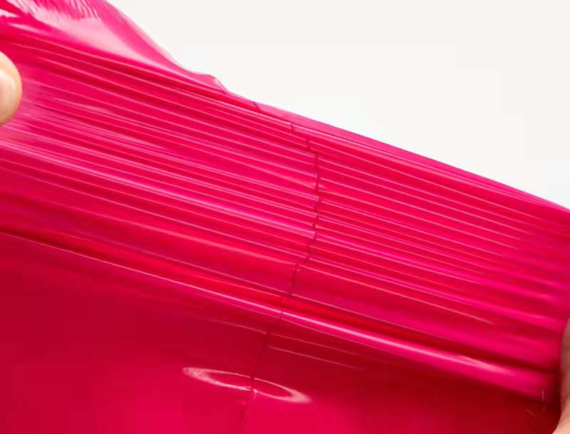 普兰店玫红色快递袋-05